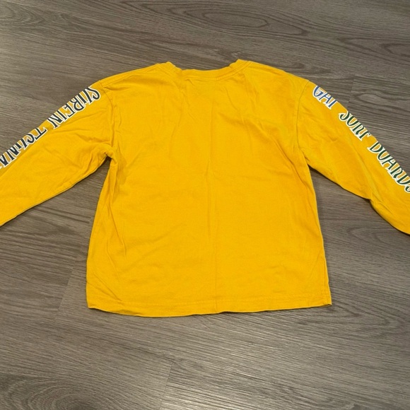 GAP Kids Yellow Long Sleeve Shirt Surfin Tsunami Island - Picture 2 of 4